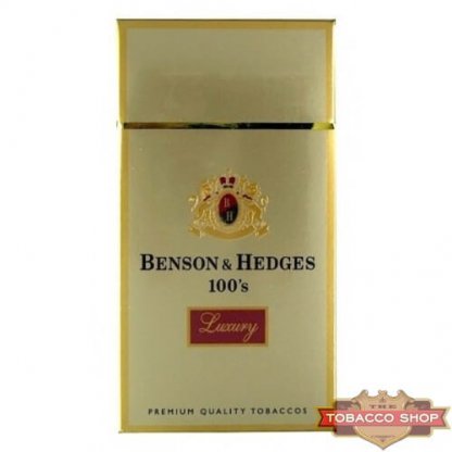 Пачка сигарет Benson & Hedges 100's Luxury USA