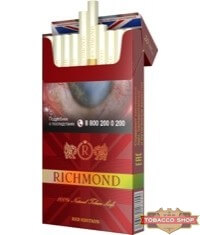 Пачка сигарет Richmond Red Edition (Cherry Superslim) - новый дизайн