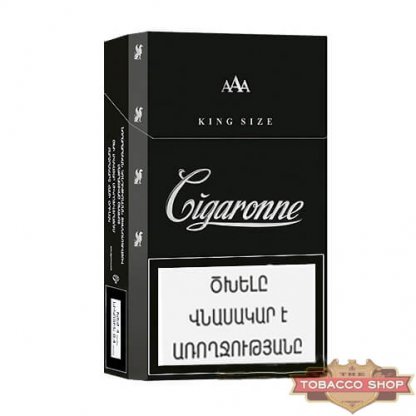 Пачка сигарет Cigaronne King Size Black