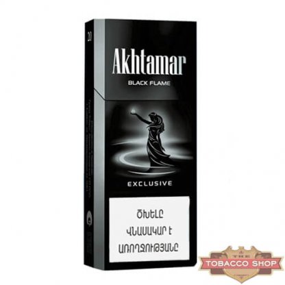 Пачка сигарет Akhtamar Exclusive Black Flame 115mm