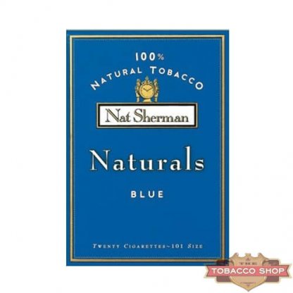 Пачка сигарет Nat Sherman Naturals Blue USA