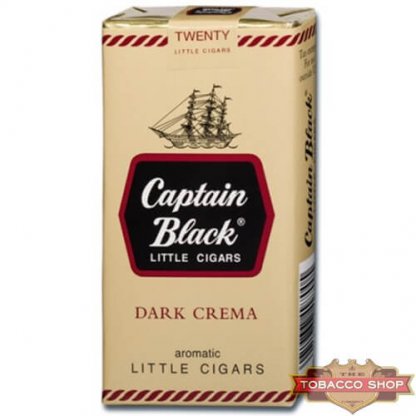 Пачка сигарилл Captain Black Dark Crema USA - старый дизайн